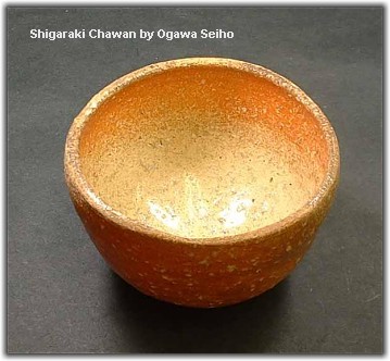 Shigaraki Chawan by Ogawa Seiho